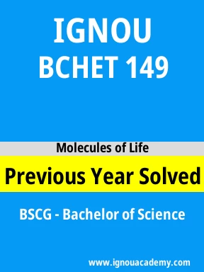 BCHET 149 Previous Year Solved Question Paper
