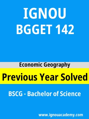 BGGET 142 Previous Year Solved Question Paper