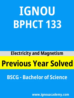 BPHCT 133 Previous Year Solved Question Paper