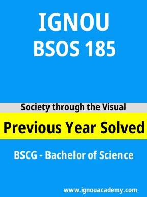 BSOS 185 Previous Year Solved Question Paper