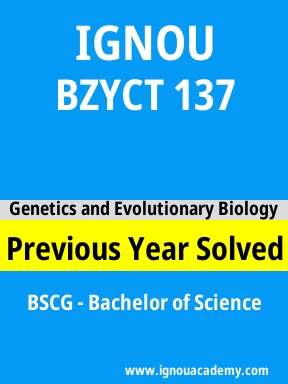 BZYCT 137 Previous Year Solved Question Paper