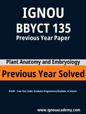 BBYCT 135 Previous Year Solved Question Paper
