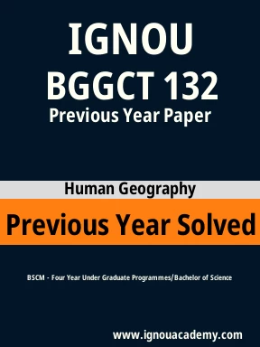 BGGCT 132 Previous Year Solved Question Paper