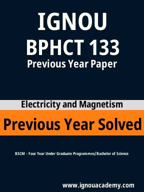 BPHCT 133 Previous Year Solved Question Paper