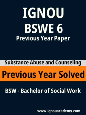 BSWE 6 Previous Year Solved Question Paper