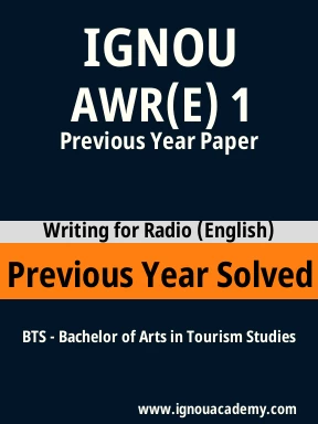 AWR(E) 1 Previous Year Solved Question Paper