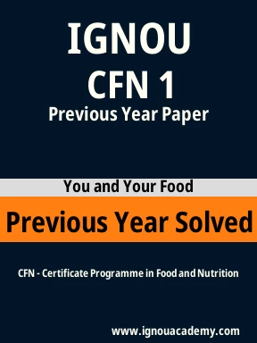 CFN 1 Previous Year Solved Question Paper
