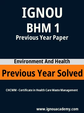 BHM 1 Previous Year Solved Question Paper