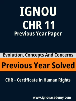 CHR 11 Previous Year Solved Question Paper