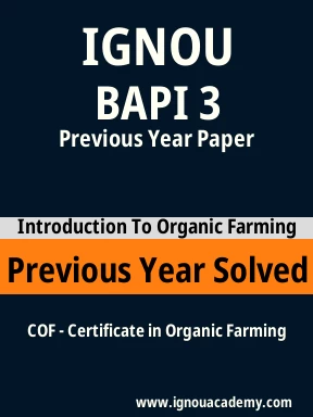 BAPI 3 Previous Year Solved Question Paper