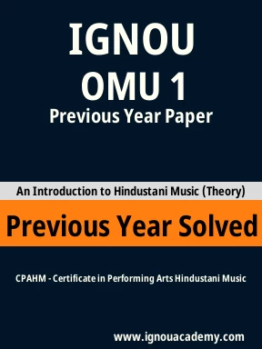 OMU 1  Previous Year Solved Question Paper