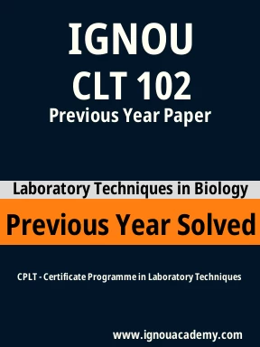 CLT 102 Previous Year Solved Question Paper