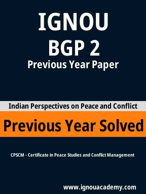 BGP 2 Previous Year Solved Question Paper