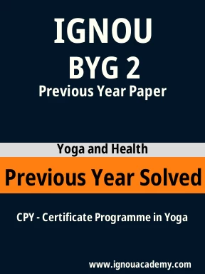BYG 2 Previous Year Solved Question Paper
