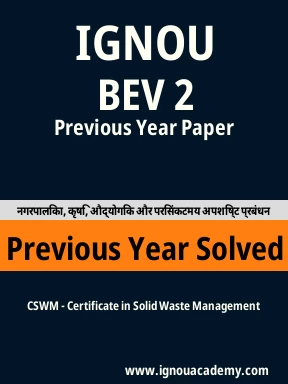 BEV 2 Previous Year Solved Question Paper