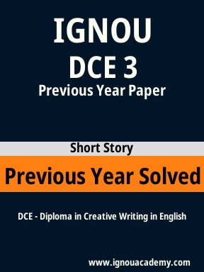 DCE 3 Previous Year Solved Question Paper