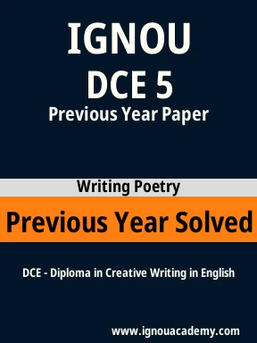 DCE 5 Previous Year Solved Question Paper