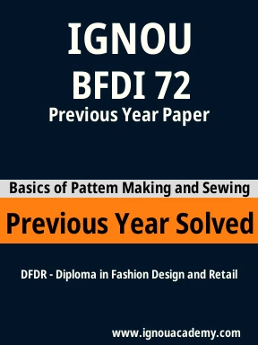 BFDI 72 Previous Year Solved Question Paper