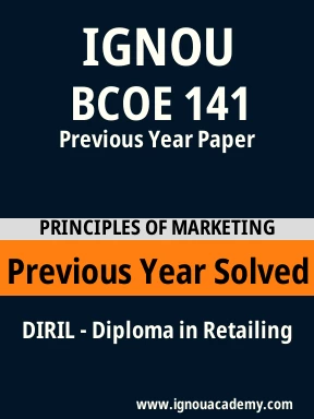 BCOE 141 Previous Year Solved Question Paper