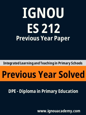 ES 212 Previous Year Solved Question Paper