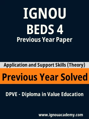 BEDS 4 Previous Year Solved Question Paper