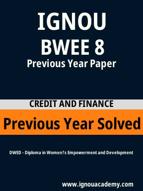 BWEE 8 Previous Year Solved Question Paper