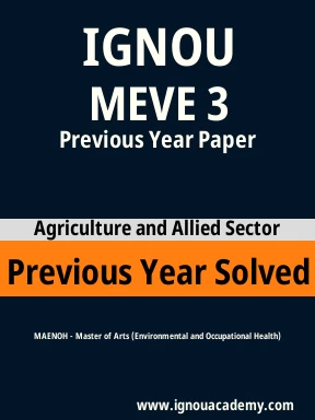 MEVE 3 Previous Year Solved Question Paper