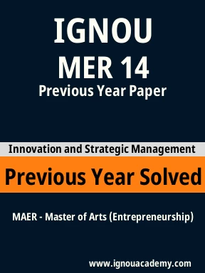 MER 14 Previous Year Solved Question Paper