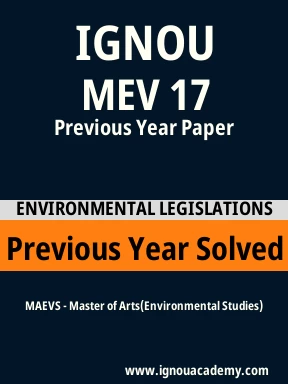 MEV 17 Previous Year Solved Question Paper