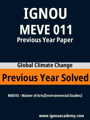 MEVE 011 Previous Year Solved Question Paper