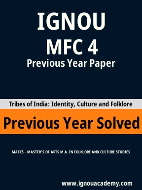 MFC 4 Previous Year Solved Question Paper