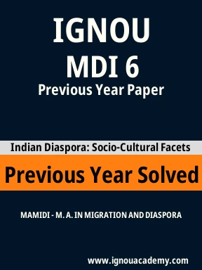 MDI 6 Previous Year Solved Question Paper