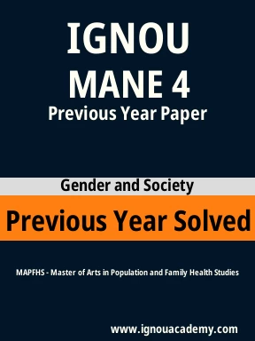 MANE 4 Previous Year Solved Question Paper