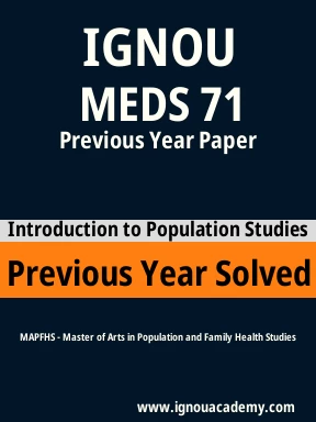 MEDS 71 Previous Year Solved Question Paper