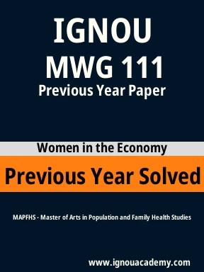 MWG 111 Previous Year Solved Question Paper
