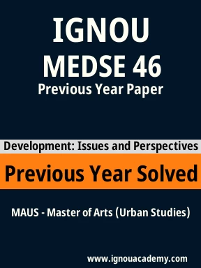 MEDSE 46 Previous Year Solved Question Paper