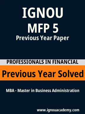 MFP 5 Previous Year Solved Question Paper