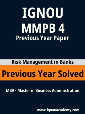 MMPB 4 Previous Year Solved Question Paper