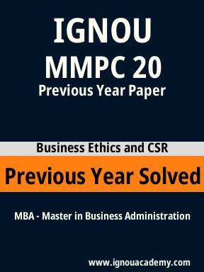 MMPC 20 Previous Year Solved Question Paper