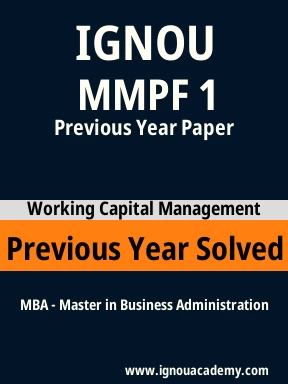 MMPF 1 Previous Year Solved Question Paper