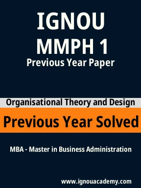 MMPH 1 Previous Year Solved Question Paper