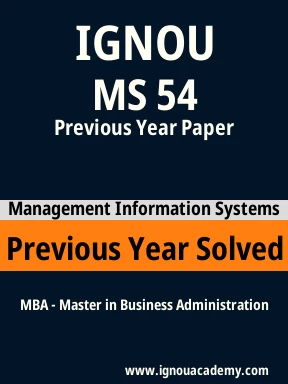 MS 54 Previous Year Solved Question Paper