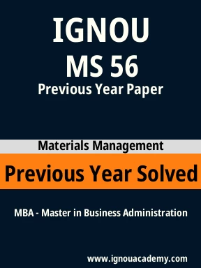 MS 56 Previous Year Solved Question Paper