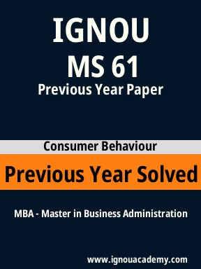 MS 61 Previous Year Solved Question Paper