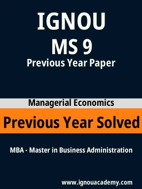 MS 9 Previous Year Solved Question Paper