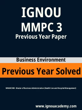 MMPC 3 Previous Year Solved Question Paper