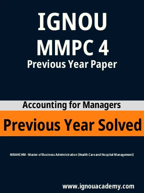 MMPC 4 Previous Year Solved Question Paper