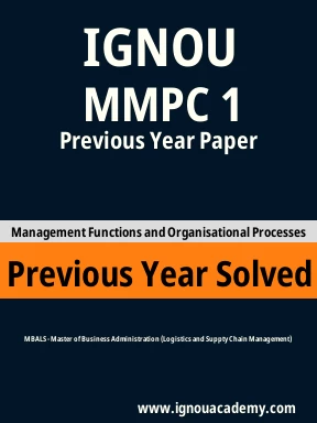 MMPC 1 Previous Year Solved Question Paper