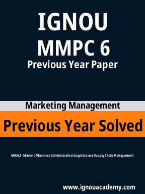 MMPC 6 Previous Year Solved Question Paper