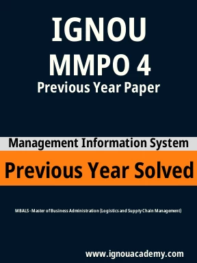 MMPO 4 Previous Year Solved Question Paper